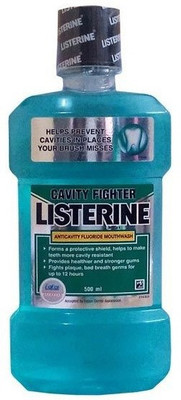 

Listerine Cavity Fighter Ancticavity Fluiride Mouth Wash - Fluroide(500 ml)