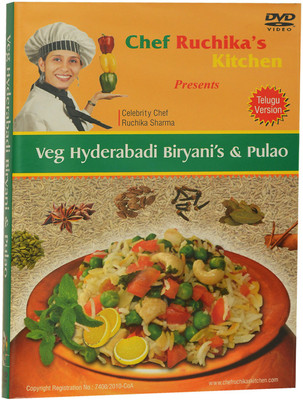 

Veg Hyderabadi Biryni's & Pulao(DVD Telugu)