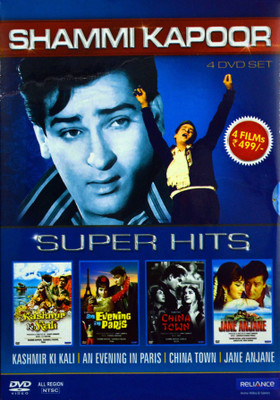

Shammi Kapoor - SUPER HITS - Kahsmir ki Kalli, China Town, Jaane Anjaane, An Evening In Paris(DVD Hindi)