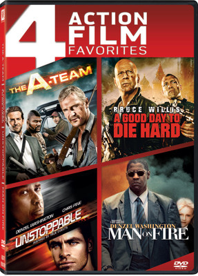 

A-TEAM/UNSTOPPABLE/DIE HARD 5/MAN ON FIRE (EXPLOSIVE ACTION)(DVD English)
