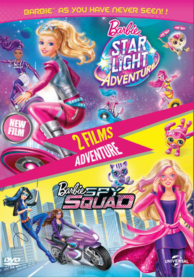 

Barbie in a Star Light Adventure + Barbie: Spy Squad(DVD English)