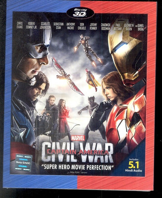 

Captain America: Civil War - 3D BD(3D Blu-ray English)