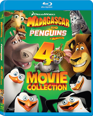 

MADAGASCAR 4 MOVIE COLLECTION(Blu-ray English)