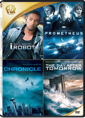 

I-ROBOT/THE DAY AFTER TOMORROW/PROMETHEUS/CHRONICLES(DVD English)