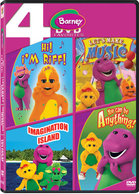 

BARNEY 4 DVD PACK 3 (IM RIFF, MAKE MUSIC, IMAGINATION, BE ANYTHING)(DVD English)