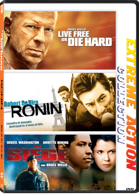

DIE HARD 4/SIEGE/RONIN -3 DVD Set(DVD English)