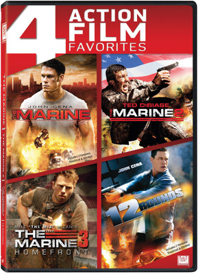 MARINE-1-2-3+12 ROUNDS (4 MOVIE AWESOME ACTION)(DVD English)