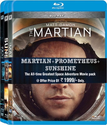 MARTIAN+PROMETHEUS+SUNSHINE(Blu-ray English)