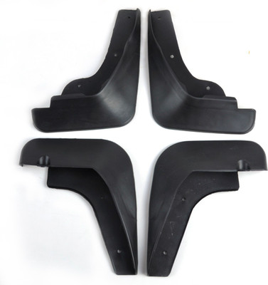

Black Eagle Front Mud Guard, Rear Mud Guard For Nissan Micra 2010(Black)