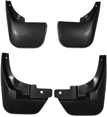 Agastya Cars Front Mud Guard, Rear Mud Guard For Renault NA 2015(Black)