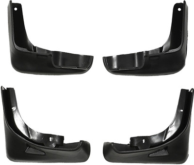Agastya Cars Front Mud Guard, Rear Mud Guard For Chevrolet Cruze 2015(Black)