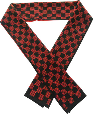 

Graceway Checkered Men's Muffler, Red