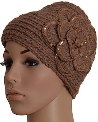 

Luxxuri Woven Women's Muffler, Brown