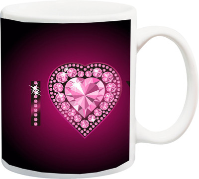

ME&YOU Gift for Husband/Wife/Girlfriend/Boyfriend/Lover;"Beautiful I love you HD printed Ceramic Mug(325 ml), Multicolor