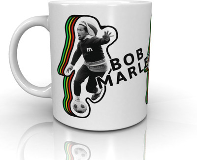 

Bravado Bob Marley Football (Officially Licensed) Ceramic Mug(350 ml)