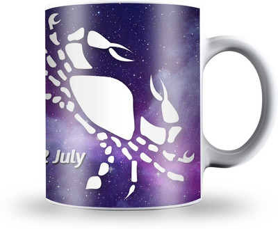 

Presto CANCER Zodiac Sign Gift Coffee Ceramic Mug(330 ml), White