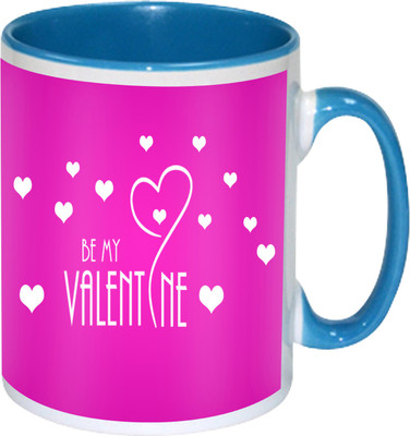 

Heyworlds be my valentine day gifts 012 Ceramic Mug(325 ml), Multicolor
