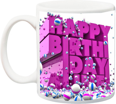 

ME&YOU Gift For Brother/Sister/Mother/Father/Girlfriend/Boyfriend/Lover/Couple;Happy Birthday 3D Special Printed Ceramic Mug(325 ml), Multicolor
