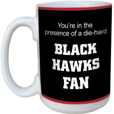 

Tree-Free Greetings Greetings lm44174 Blackhawks Hockey Fan Ceramic with Full-Sized Handle, 15-Ounce Ceramic Mug(60 ml), Multicolor