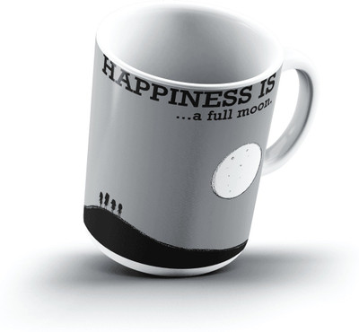 

Ucard Happiness Is1117 Bone China, Ceramic, Porcelain Mug(325 ml)