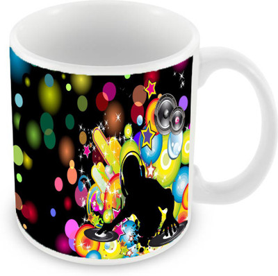 

Sleep Nature's SN-MG-988 Ceramic Mug(350 ml), Multicolor