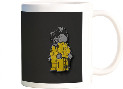

Rangeele Inkers Breaking Bad lego Ceramic Mug(300 ml), Multicolor