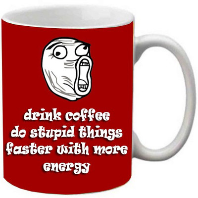 

Maison N Mode Drink Coffee Coffee Ceramic Mug(330 ml), Multicolor