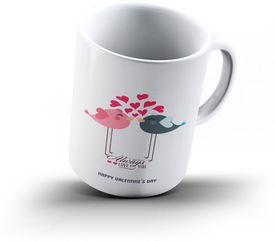 

Ucard Valentines Day Love684 Bone China, Ceramic, Porcelain Mug(325 ml)