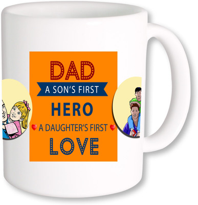 

PhotogiftsIndai Happy Father's Day 117 Ceramic Mug(325 ml), Multicolor