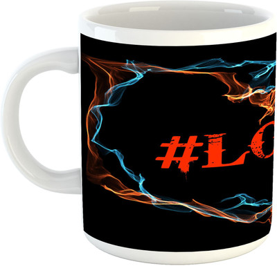 

Deeher Gifts Love Design -36 Ceramic Mug(330 ml), Multicolor