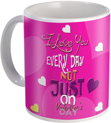 

Heshu I love you Valentine Ceramic Mug(350 ml)