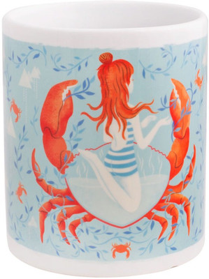 

Chumbak Pinch Me Not Cancerian Coffee Ceramic Mug(300 ml)