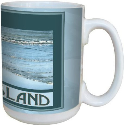 

Tree-Free Greetings Greetings lm43007 Coastal Rhode Island Shore Birds by David Bartholet Ceramic with Full-Sized Handle, 15-Ounce, Multicolored Ceramic Mug(60 ml), Multicolor