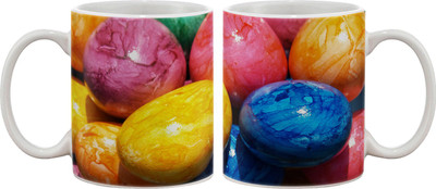

Artifa Beautiful Colored Balls Porcelain, Ceramic Mug(350 ml), Multicolor