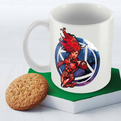 

Posterboy Assemble - Black widow Officially Licensed Ceramic Mug(350 ml), Multicolor