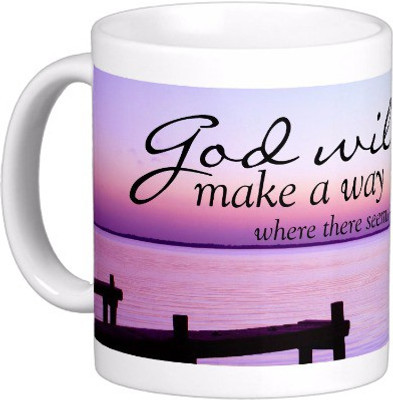 

Exoctic Silver All Occasion 0017 Ceramic Mug(300 ml), Multicolor