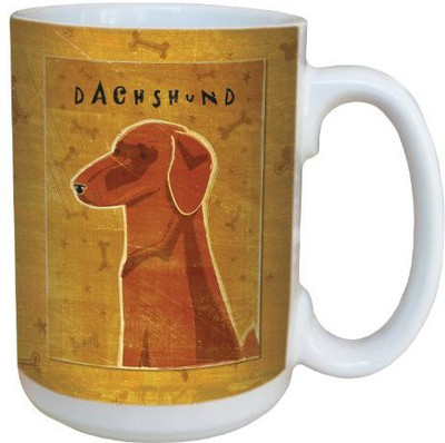 

Tree-Free Greetings Greetings sg44054 Red Dachshund by John W. Golden Ceramic with Full-Sized Handle, 15-Ounce Ceramic Mug(60 ml)