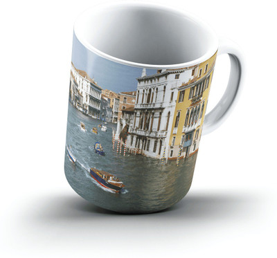 

Ucard Rush Hour Venice Italy2660 Bone China, Ceramic, Porcelain Mug(325 ml), Multicolor
