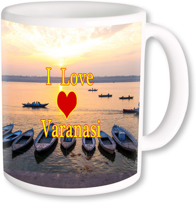 

PhotogiftsIndia I Love Varanasi In Eviningtime Ceramic Mug(325 ml)