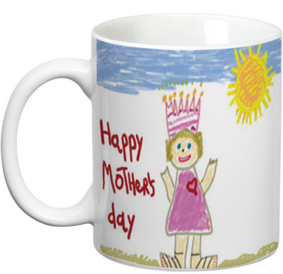 

Prithish Happy Mothers Day Drawing Ceramic Mug(330 ml), Multicolor