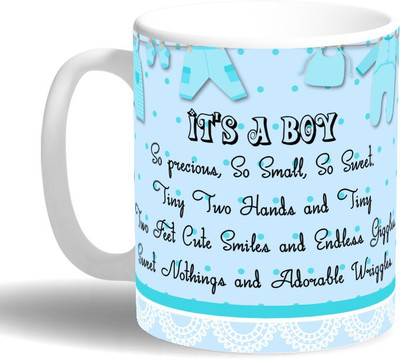 

PRINT OPERA It's a Boy Ceramic Mug(330 ml), Multicolor