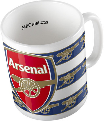 

MiiCreations Printed Arsenel Ceramic Mug(325 ml), Multicolor