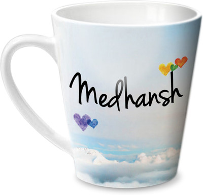 

Hot Muggs Simply Love You Medhansh Conical Ceramic Mug(350 ml)