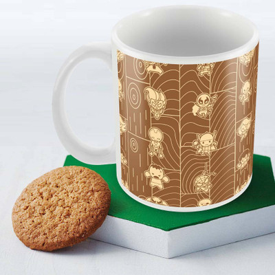 

Posterboy Kawaii Art - collage Officially Licensed Ceramic Mug(350 ml), Multicolor