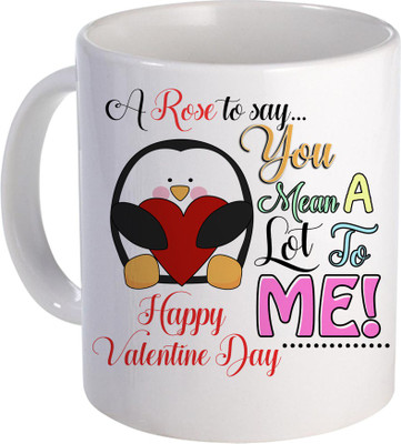 

SKY TRENDS Love Gifts For Your Special Valentine For Girlfriend Boyfriend Wounderful Wife Husband Friend Anniversary Birthday Design024 Ceramic Mug(325 ml), White