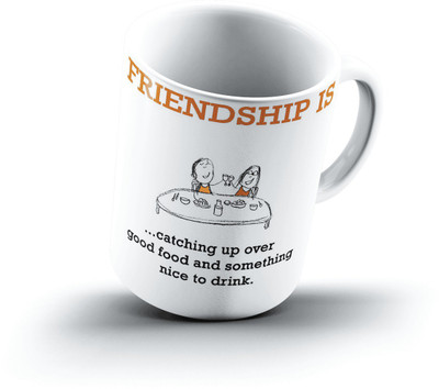 

Ucard Happiness Is1270 Bone China, Ceramic, Porcelain Mug(325 ml)