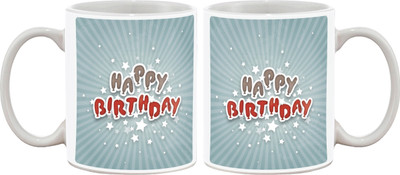 

Artifa Happy Birthday Special Porcelain, Ceramic Mug(350 ml), Multicolor