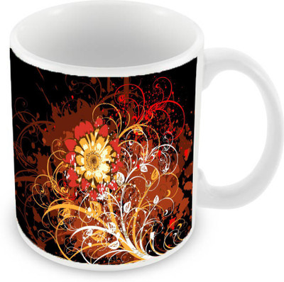 

Sleep Nature's SN-MG-934 Ceramic Mug(350 ml), Multicolor