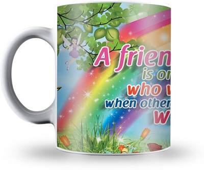 

Presto Friendship Day gift for Yours Friend Ceramic Mug(330 ml), White