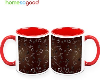 37% OFF on Homesogood Lovely Hot Coffee (QTY 2) Ceramic Mug(325 ml, Pack of 2) 37% OFF on Homesogood Lovely Hot Coffee (QTY 2) Ceramic Mug(325 ml, Pack of 2)